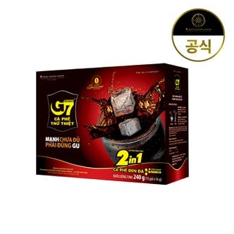 G7 2in1 커피앤슈거 15개입 베트남PKG / 원두 커피 블랙 다크 스위트 아메리카노