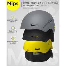 OUTDOORMASTER MIPS EPS 3D 스키 헬멧 스노우 보드 헬멧 바이저 부착 스노우 헬멧 통기 스위치