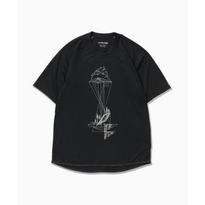 26SS 앤드원더 트레이닝 티셔츠 5746164034010 BLACK DOM
