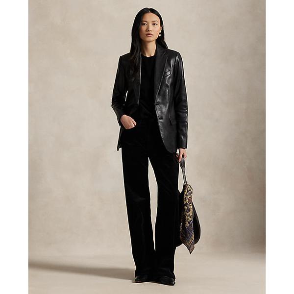 여성 코튼 코듀로이 와이드 레그 팬츠(WMPOPNTN4H20040001)