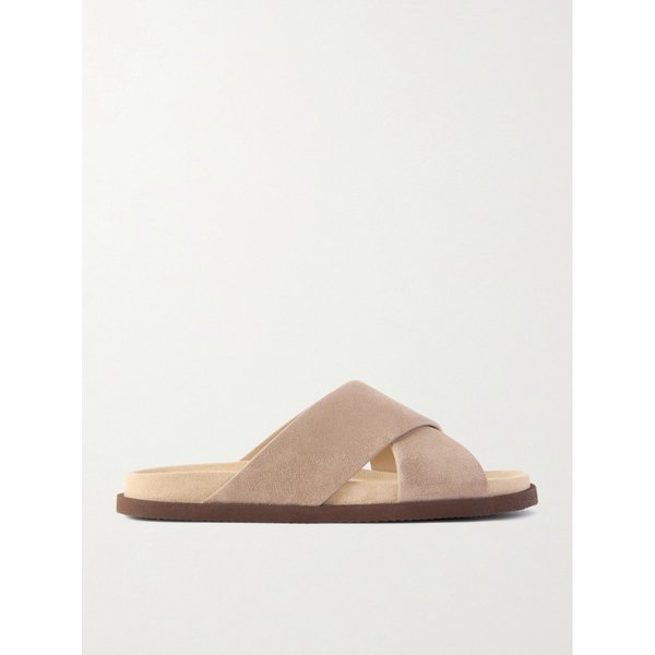 브루넬로쿠치넬리 스웨이드 슬라이드 46376663163009966