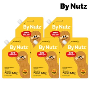 [바이넛츠] 하이올레익 땅콩버터 크리미 100g x 5개입