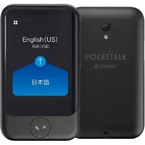 POCKETALK S 번역기 에코 포장 버전 블랙 PTSGK