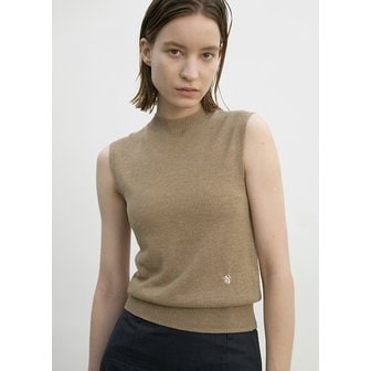 나인(Atelier Nain) (T-6877)ESSENTIAL PETIT HALF NECK KNIT