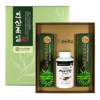 인산죽염 사리장환 치약 선물세트 [250g+치약 2개]