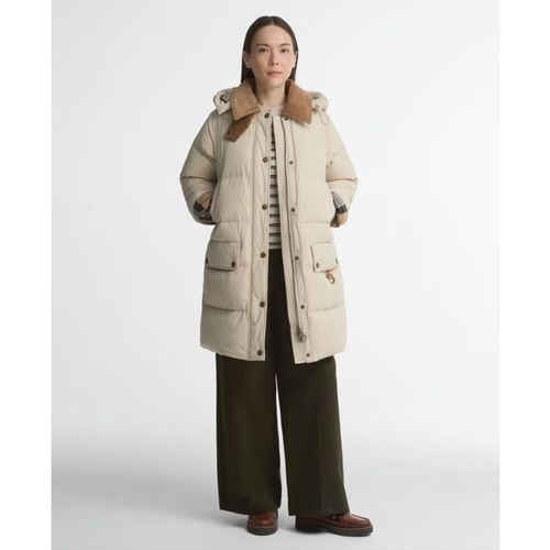 26FW 여성 아이보리 Longline Pauline 구스다운 푸퍼 자켓 URJU6F310I1