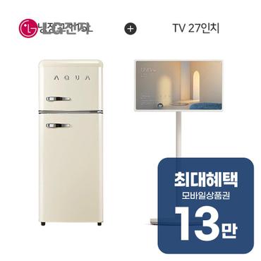 LG 스탠바이미 27인치 +  하이얼 냉장고 115L 27ART10CKPL+ART118MDI 렌탈 60개월 월 46400원