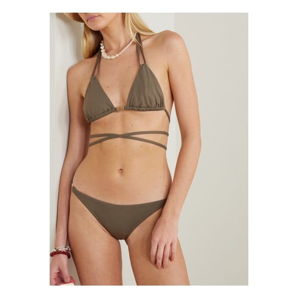 파울라 이비자 장식 비키니 브리프 그린 1647597335542996