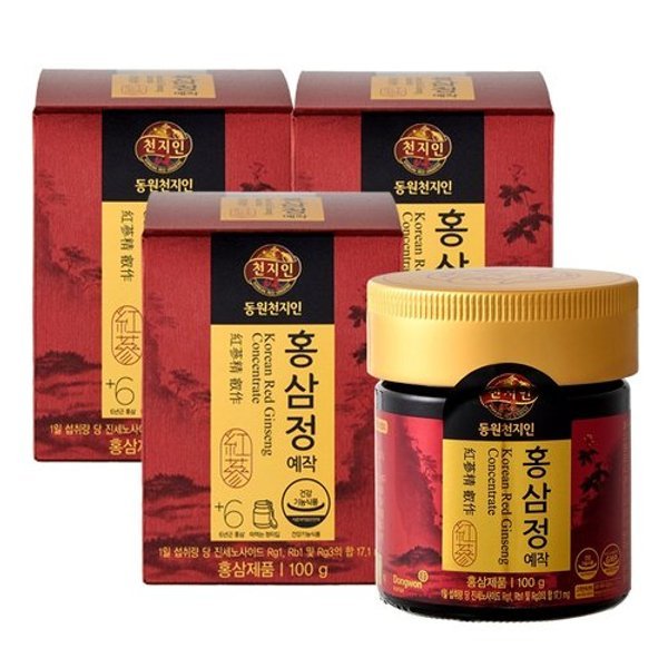[동원천지인] 홍삼정 예작 100g x 3개