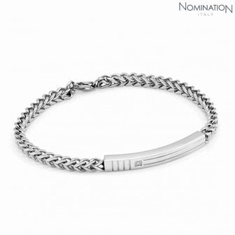 노미네이션 팔찌 CLASS (클래스) bracelet in stainless steel with Large Diamond 024821 (택1)