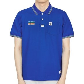 [골프] 쓰리 스트라이크 HCM 2A AP02 BLUE 남자 골프 폴로 반팔티셔츠