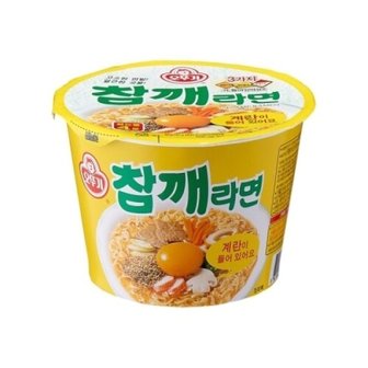  오뚜기 참깨라면(용기) 110g x 12개