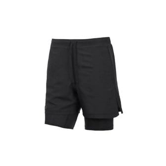 언더아머 남성 반바지 투인원 5인치 쇼츠 리플렉티브 블랙 1382640-001