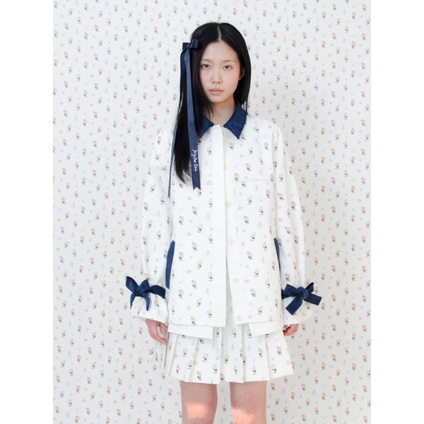 Nautical Ballad Full Navy Rabbit Jacket navy collar