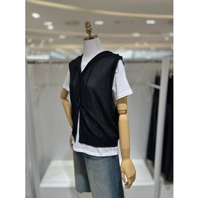 [AK수원점] [밸리걸] 펀칭 후드 니트 베스트 826050