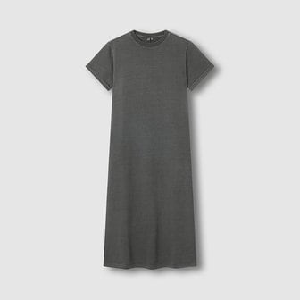 JAJU 여 워싱 반팔 원피스 J136201060085