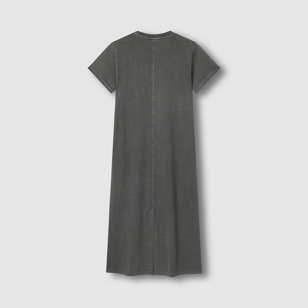 여 워싱 반팔 원피스 J136201060085