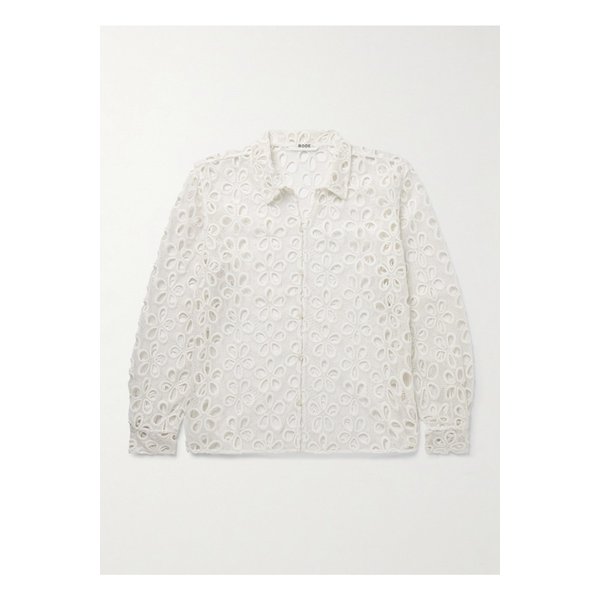 보디 프림로즈 브로더리 앵글레즈 코튼 레이스 셔츠 1647597326794208