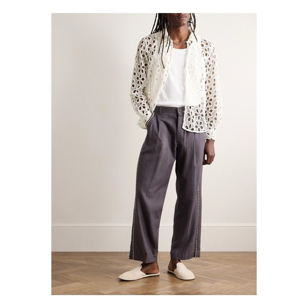 보디 프림로즈 브로더리 앵글레즈 코튼 레이스 셔츠 1647597326794208