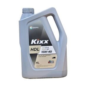 GS칼텍스 엔진오일 디젤 Kixx HDL CI-4/E7 15W-40_4/4L