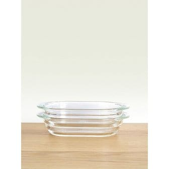 하리오 Glass Ovenware Gratin Dish 2P / HGZO