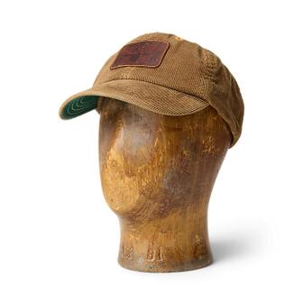 DOUBLE RL 레더 패치 코듀로이 트러커 캡(MARRHGS0J420213270)