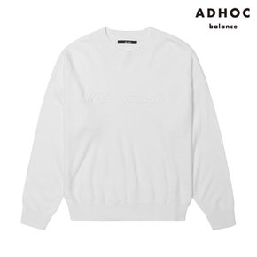 여성 크루넥 자수 니트(HY9LK60)