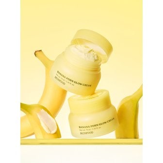 스킨푸드 바나나 피디알엔 글로우 크림 70ml