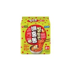 농심 배홍동 칼빔면 멀티 4입 2봉