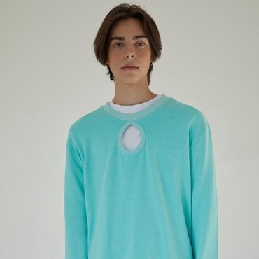 FREIHEIT [프라이하잇]POINT HOLE SWEATSHIRT (EMERALD)