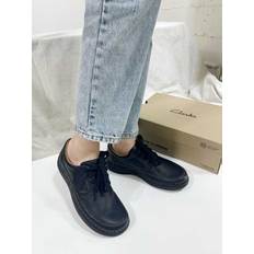 클락스 25SS 남성 네이처 5 로우 블랙 레더 로퍼 26168608