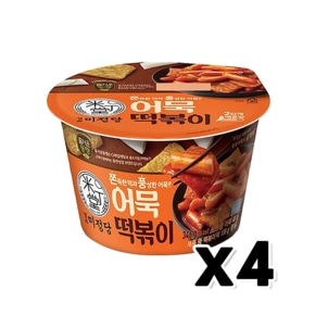 미정당 어묵떡볶이 즉석용기컵 346g x 4개