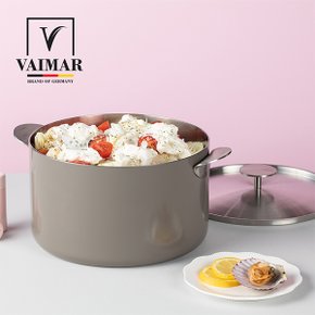 [BIZ][Vaimar] 바이마르 퍼스널 컬러 통삼중 스탠 세라믹 냄비 24곰솥