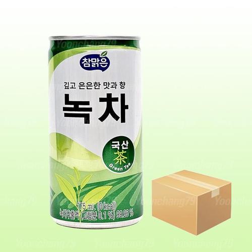 [대일에프앤비] 대일 참맑은 보성녹차 175ml X 30캔/음료수 캔음료(1)