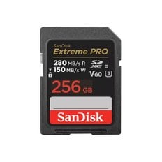 Extreme PRO SD Card (V60 USH-II U3 280MB/s) 256GB XEP