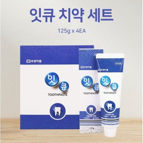 잇큐치약 125g x 4개 1세트