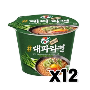 대파라면 큰컵 사발면 105g x 12개 1박스