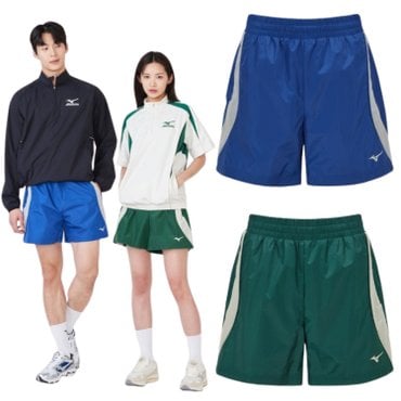 미즈노 24SS 공용 오버핏 3부 우븐 팬츠 32YD412227 32YD412235 2C 3CUT WOVEN PANTS 메쉬 안감