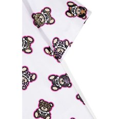 [해외배송] 모스키노 주니어 맥시 반팔티셔츠 HAM060LBBD6 83533 WHITE TOY ANIMALIER