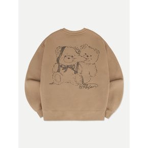 Love Chu Bear Sweatshirt AMM1215 (Beige)