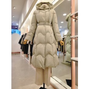 [여주점] 여성 물결 스티치 이중 여밈 구스 롱다운(ITOCWPD200A)