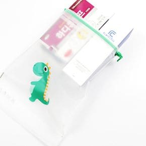 펀앤쇼핑 소품정리 주머니 방수 비닐 끈파우치 중형 옷파우치 옷비닐보관 비닐주머니 신발주머