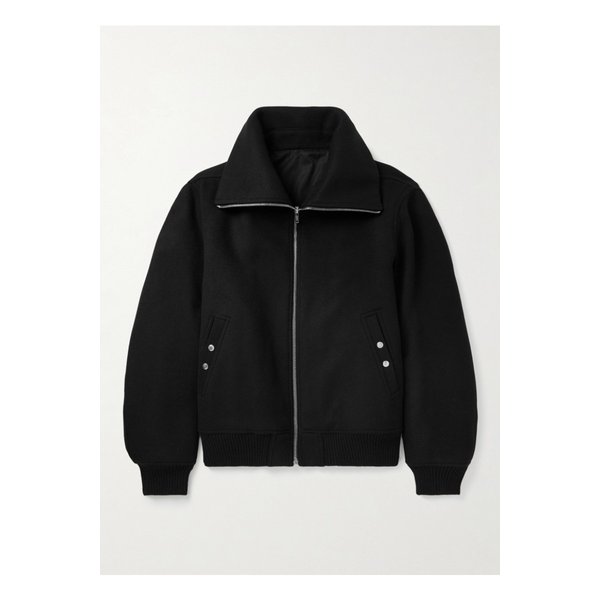 패딩 울 보머 재킷 블랙 46376663162875931