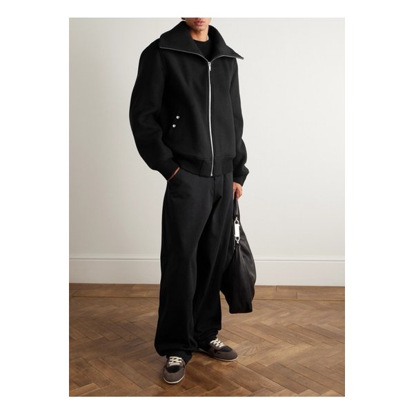 패딩 울 보머 재킷 블랙 46376663162875931