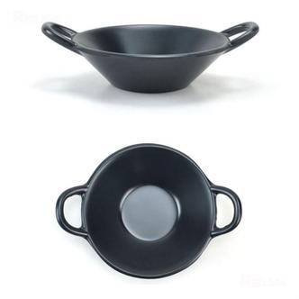  블랙 편리한 멜라민 한정식 일식 손잡이 종지 찬기 반찬그릇 간장 초장 양념 소스 그릇 지름 7.7cm 8.6cm