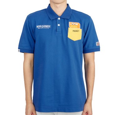 혼가먼트 골프웨어 남성 반팔티셔츠 HCM 2A AP05 BLUE
