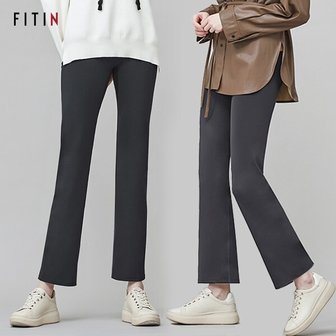 피트인  [피트인] 복부보정 코튼터치 부츠컷 레깅스 요가복 필라테스 트레이닝