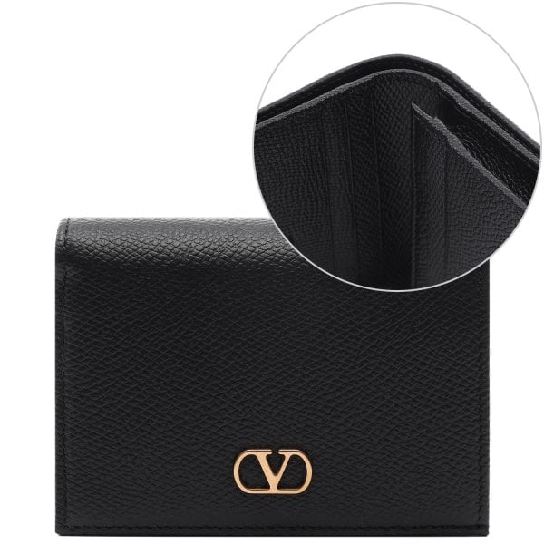 [부산점] 25FW 여성 브이로고 시그니처 반지갑 (7W0P0AJ3 SNP 0NO 25F)
