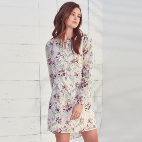 J-ALL BLOOM SILK DRESS