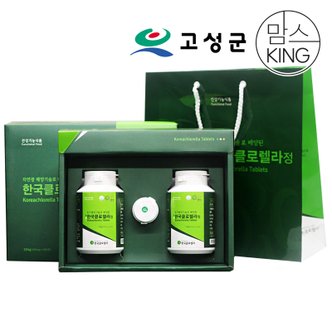 공룡나라 [고성군][한국클로렐라]한국클로렐라정(300mg x 500정) 2개월분 선물세트